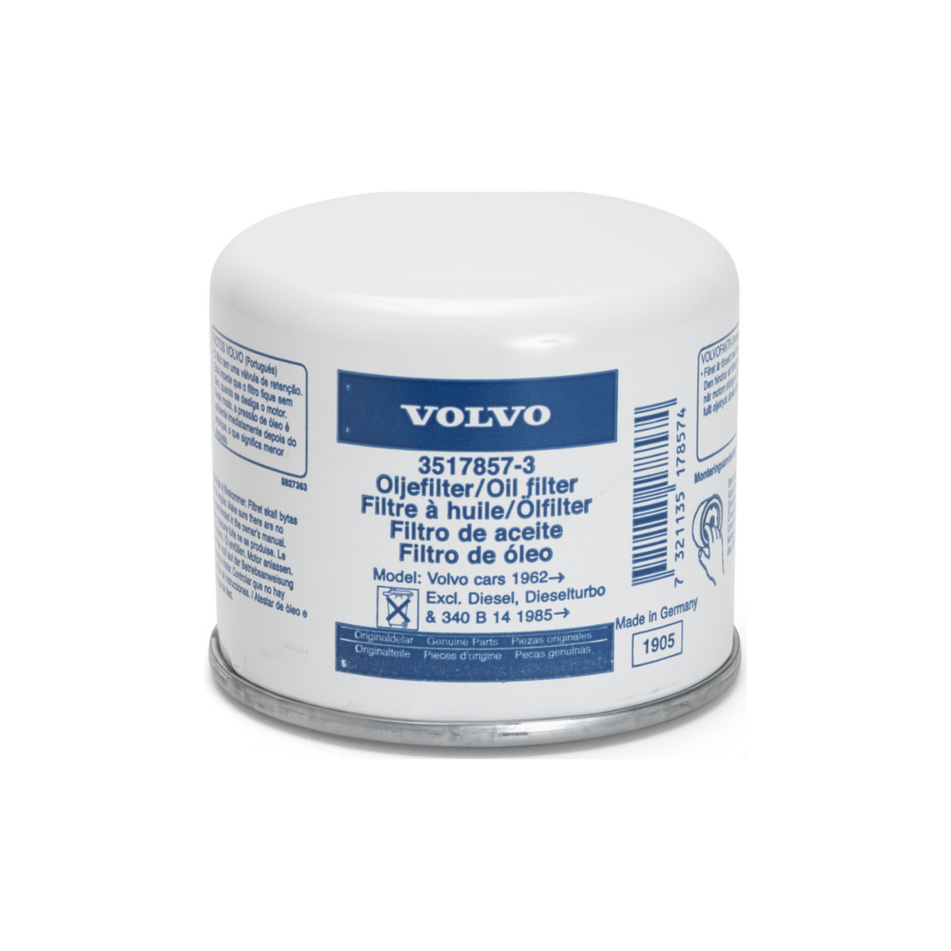 Volvo Penta Oil Filter 3517857