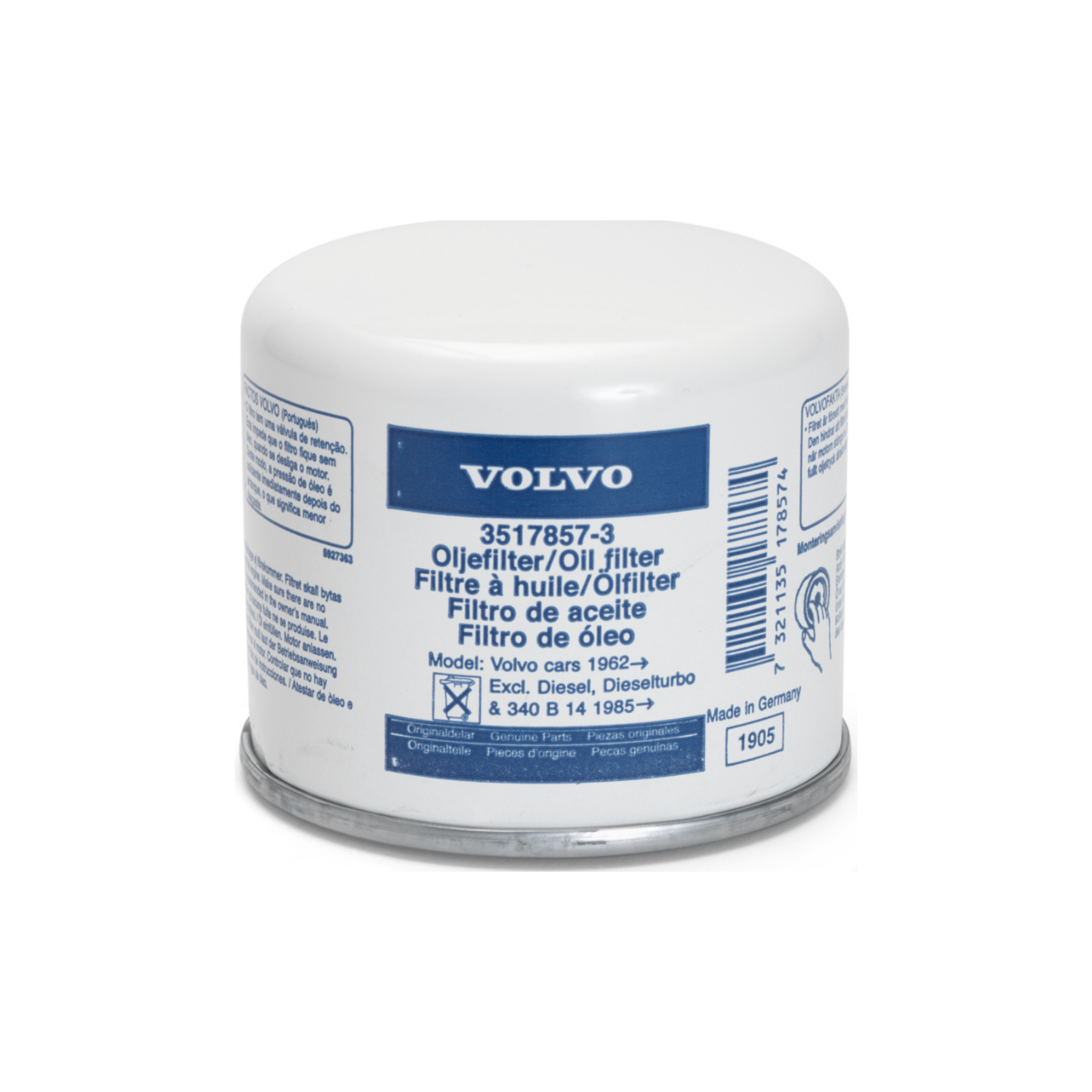 Volvo Penta Oil Filter 3517857