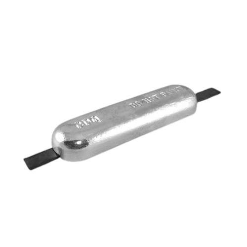 Cathodic Anodes ZN Block 300x80x50 25x5 w MS Strap CDZ8-123-200S